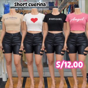 Short cuerina
