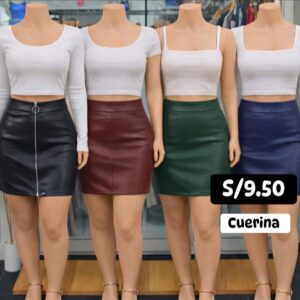 🥰FALDA CUERINA
