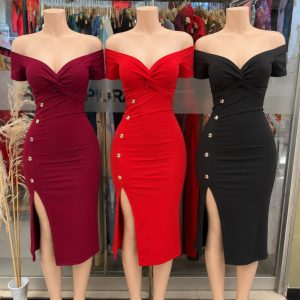 vestido botones