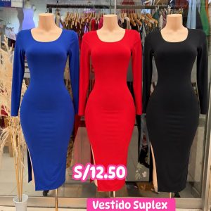 MANGA LARGA VESTIDO