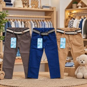 PANTALON CON CORREA DE NIÑO
