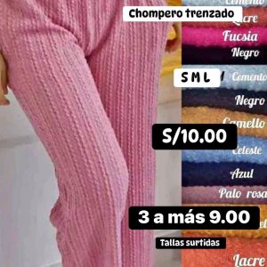 PALAZO CHOMPERO TRENZADO